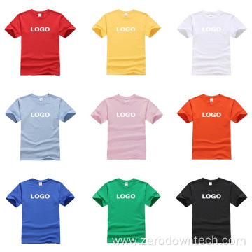 Custom Printing 100% Cotton Casual Tee Blank Tshirts